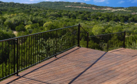 Wood deck in Austin