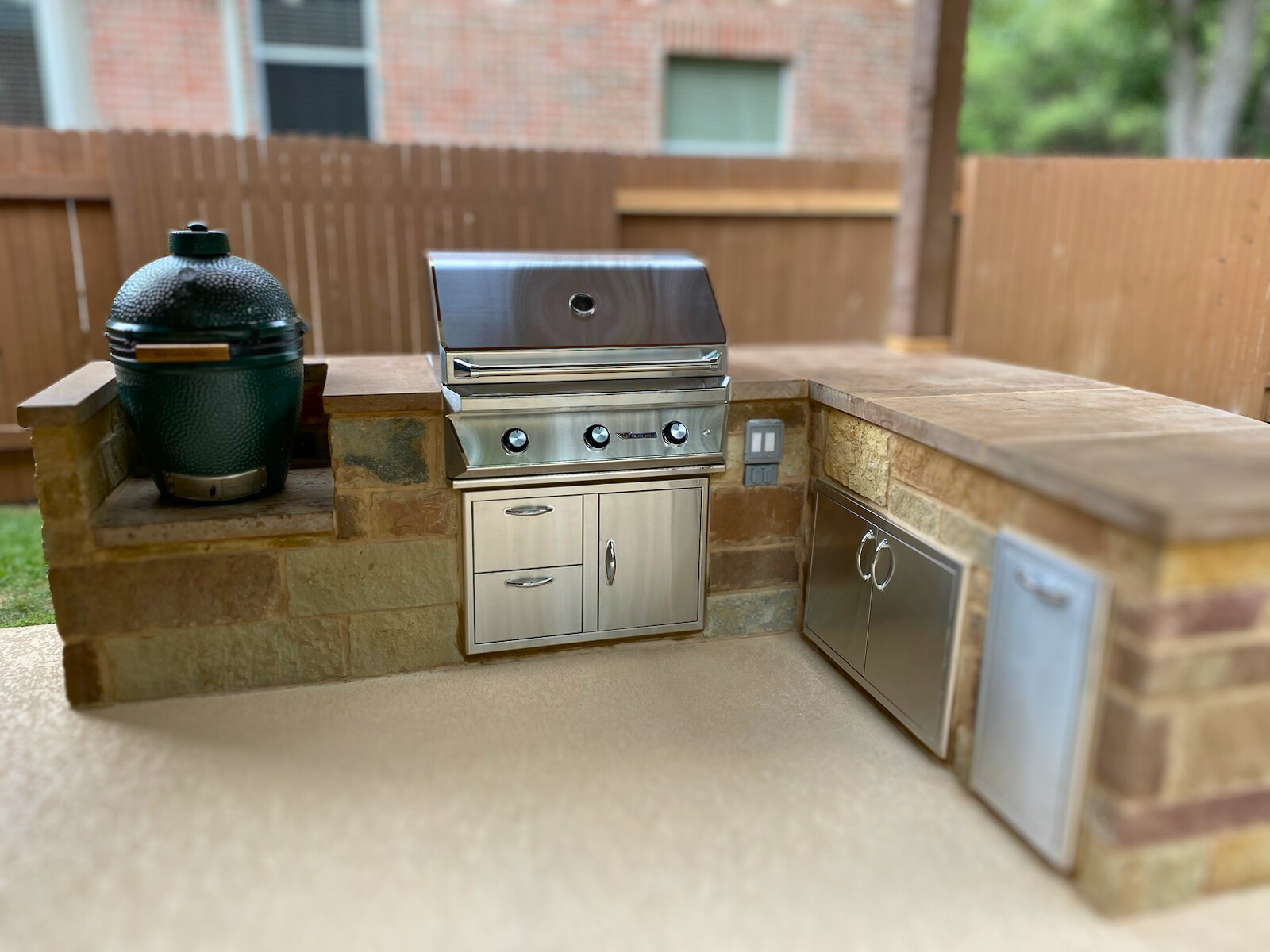 Outdoor kitchen design